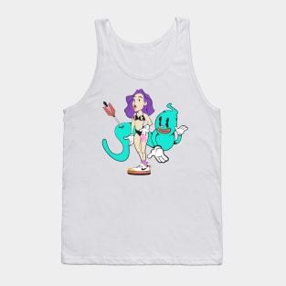 The Girl and the Ghost Tank Top